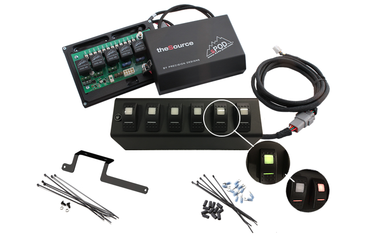 SPOD 6 Switch Panel Blue LED