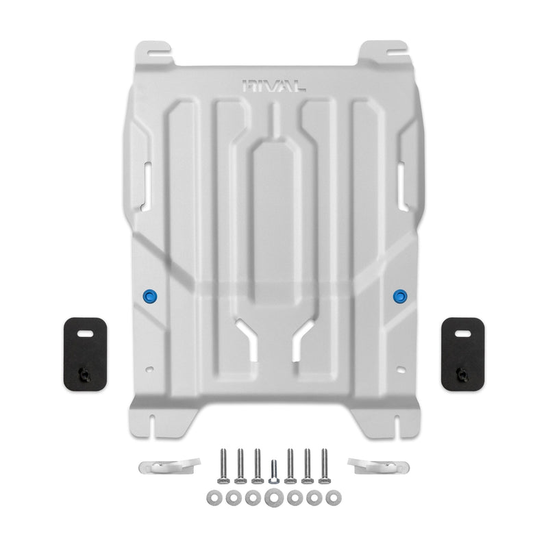 RIVAL Aluminum Transmission Skid Plate for Ford Ranger, Ranger Raptor & Bronco (2024–2026)-1