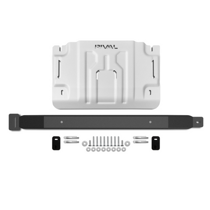 RIVAL Aluminum Transfer Case Skid Plate for Ford Ranger & Ranger Raptor (2024–2026