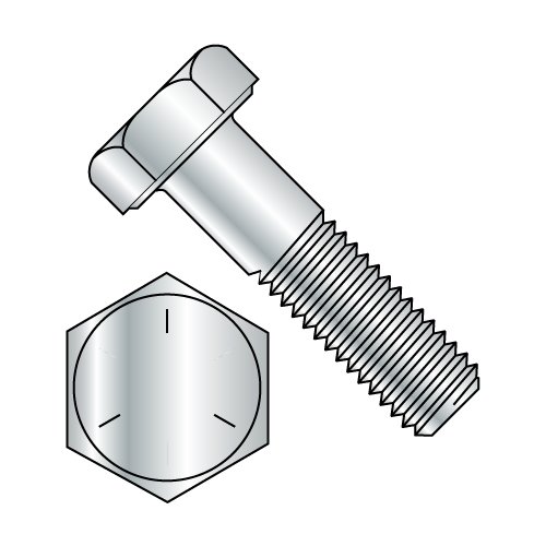 Bolt 3/8"-16 x 1.5" | Grade 5 Zinc Plated Hex Bolt