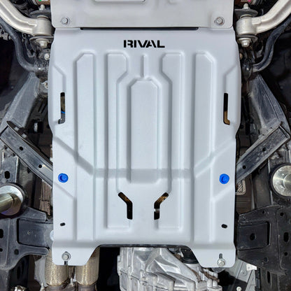 RIVAL Aluminum Transmission Skid Plate for Ford Ranger, Ranger Raptor & Bronco (2024–2026)-2