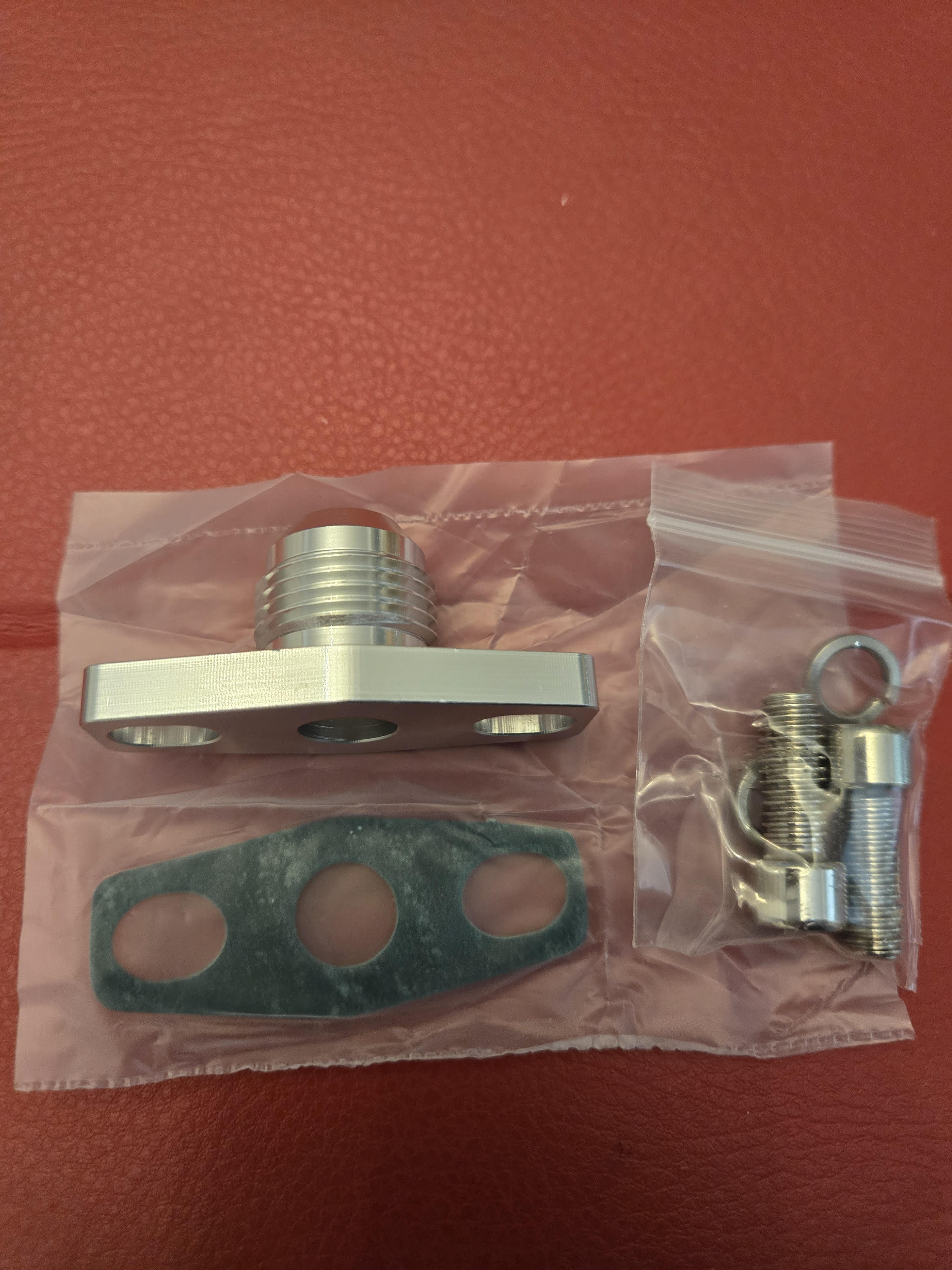 Turbo Oil Feed Assembly | Fits T3, T3/T4 & T04 Turbochargers