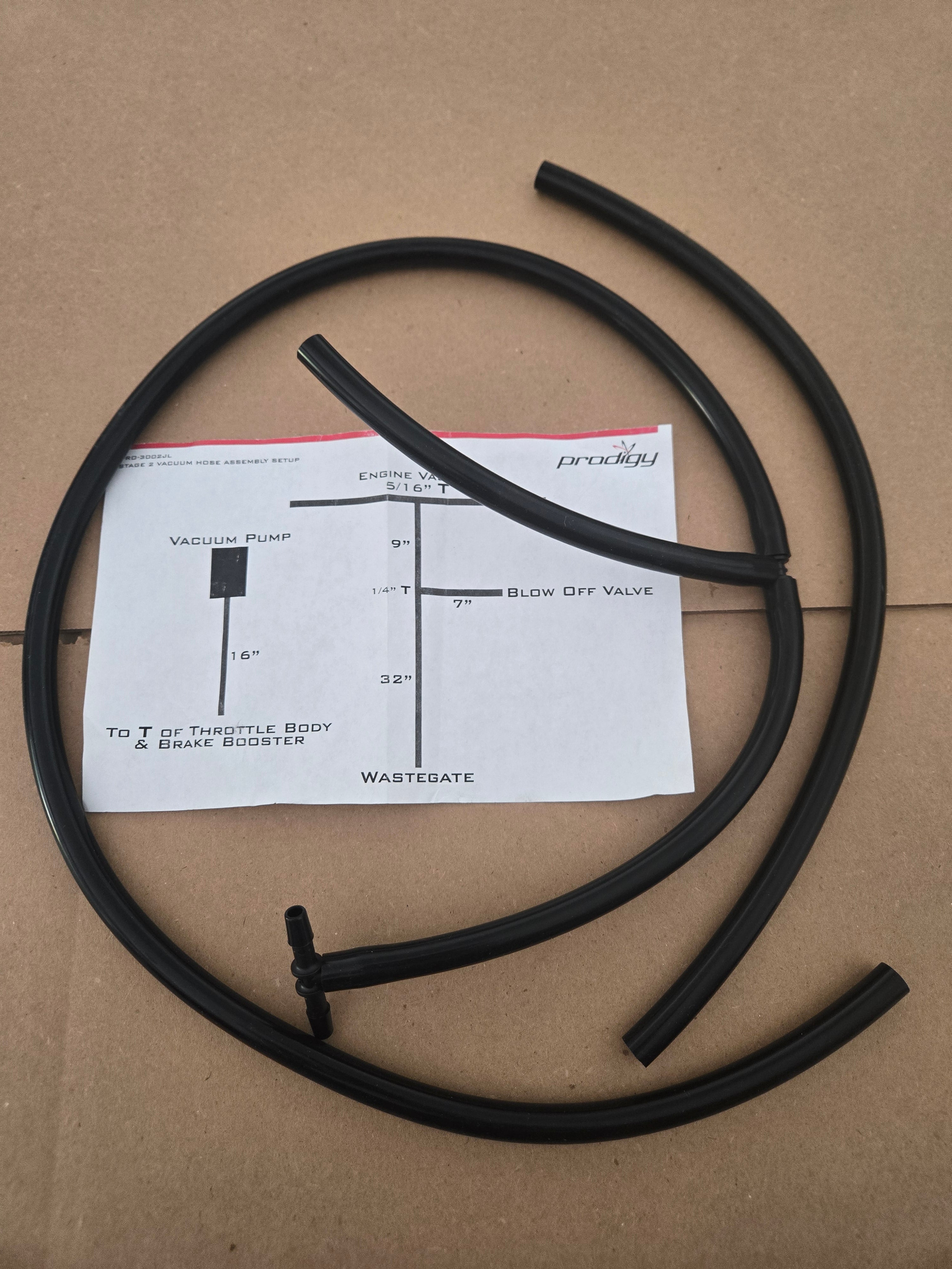 Vacuum Hose Assembly for Jeep JL & JT (Engine Vacuum Line Replacement)