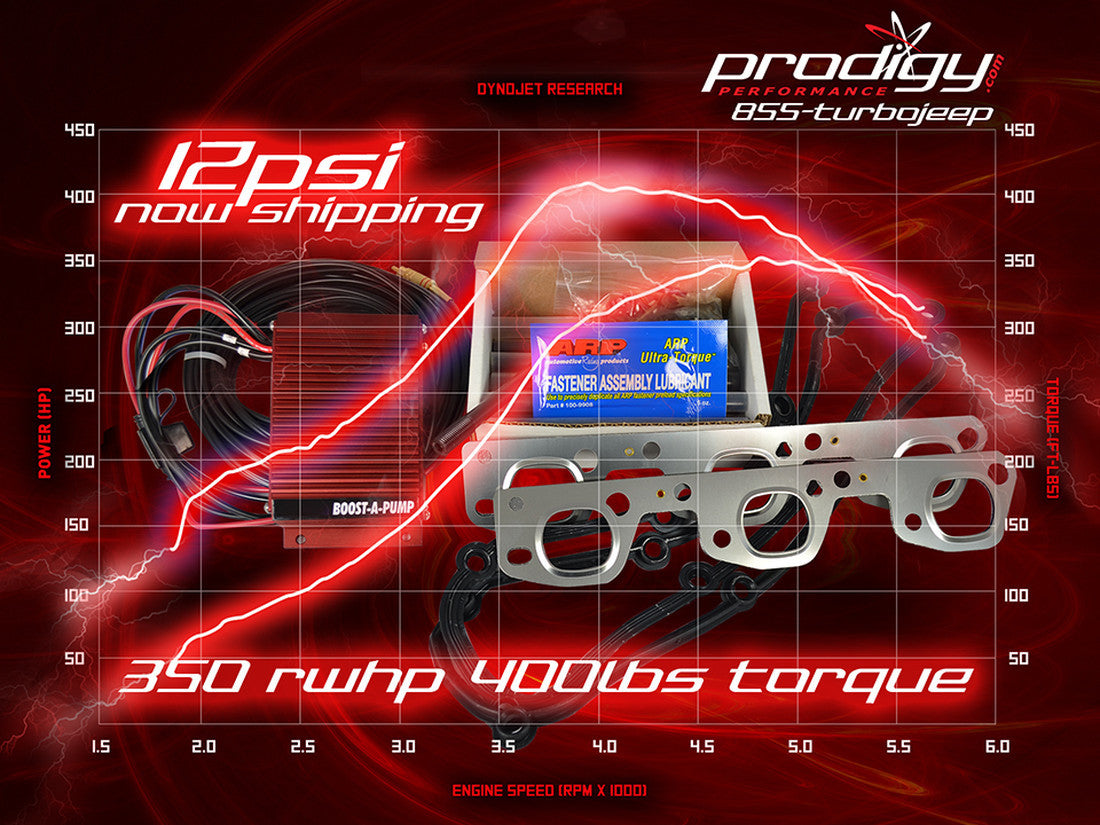 Stage 3 Turbo Kit for Jeep Wrangler JK 3.8L | High Performance Turbocharger System